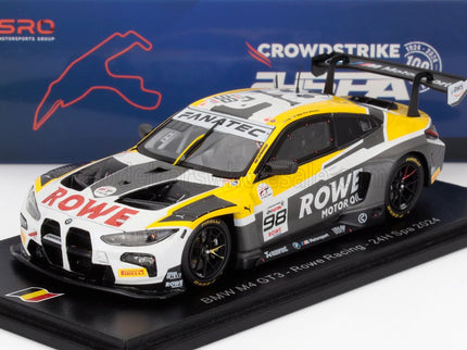 BMW | 4-SERIES M4 GT3 3.0L TURBO TEAM ROWE RACING N 98 24h SPA 2024 PHILIPP ENG - NICK YELLOLY - MARCO WITTMANN | WHITE BLACK YELLOW