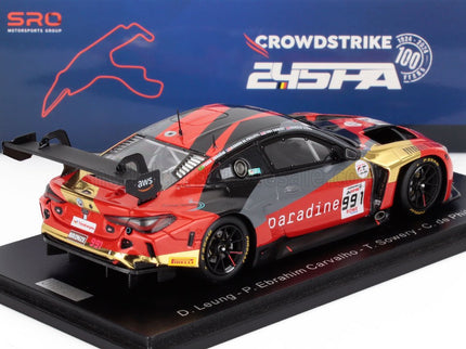 BMW | 4-SERIES M4 GT3 3.0L TURBO TEAM CENTURY MOTORSPORT N 991 24h SPA 2024 DARREN LEUNG - PEDRO EBRAHIM CARVALHO - TOBY SOWERY - CONNOR DE PHILLIPPI | RED BLACK YELLOW