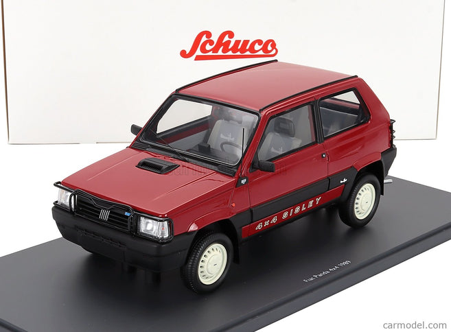 Fiat Panda 4x4 1989 1:18 Schuco červená