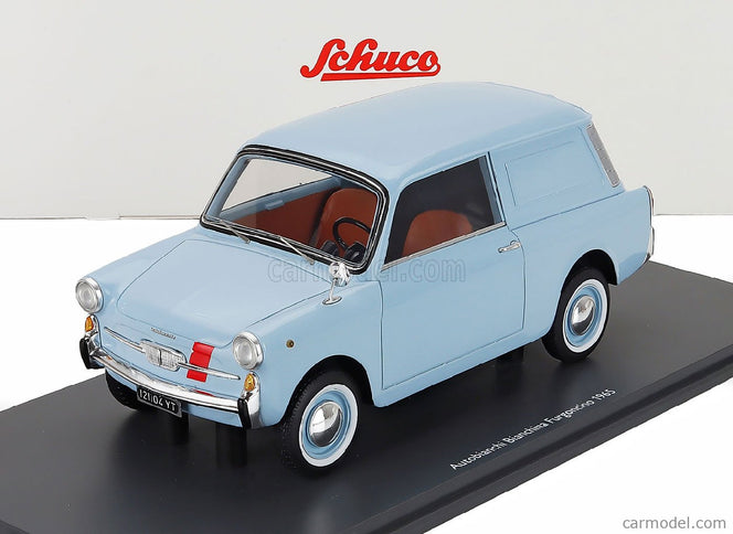 Autobianchi Bianchina Furgoncino Van 1957 1:18 Schuco svetlomodrá