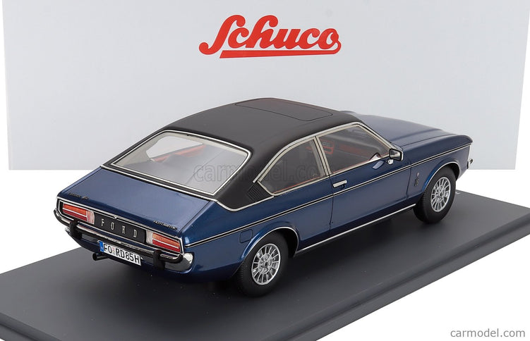 Ford Granada Coupe 1972 1:18 Schuco modrá čierna