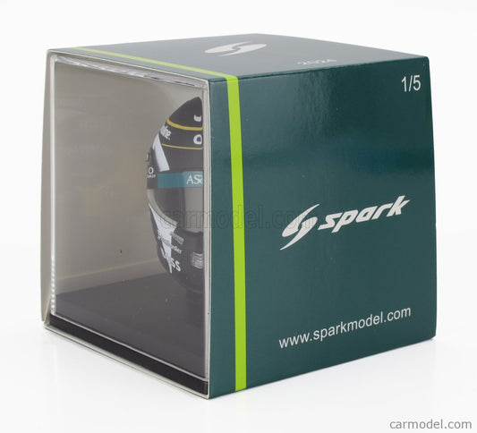 Stilo Helmet F1 Helma Lance Stroll Team Aramco Cognizant Aston Martin N°18 Canada GP 2024 1:5 Spark Model čierna
