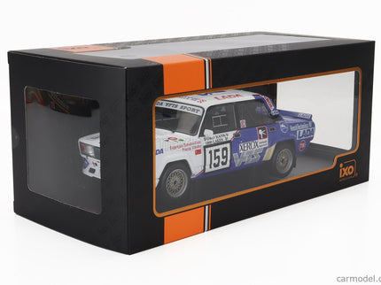 Lada Fiat 2105 Vfts N°159 Rally 1000 Lakes 1987 Eugenijus Tumalevicious - Pranas Videika 1:18 IXO Models biela modrá