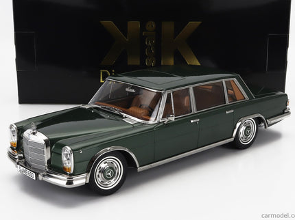 Mercedes Benz S-Class 600 Pullman (W100) 1963 1:18 KK Scale zelená metalická