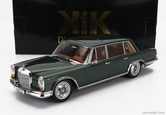 Mercedes Benz S-Class 600 Pullman (W100) 1963 1:18 KK Scale zelená metalická