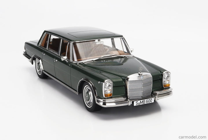 Mercedes Benz S-Class 600 Pullman (W100) 1963 1:18 KK Scale zelená metalická