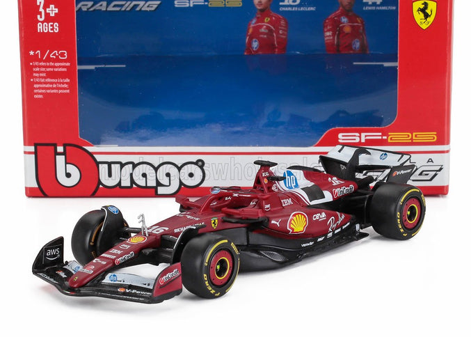 FERRARI | F1  SF-25 TEAM SCUDERIA FERRARI HP N 16 SEASON 2025 CHARLES LECLERC | RED