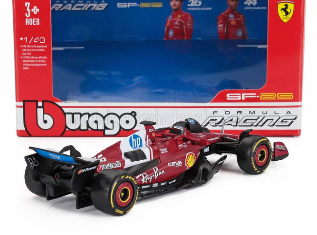 FERRARI | F1  SF-25 TEAM SCUDERIA FERRARI HP N 16 SEASON 2025 CHARLES LECLERC | RED