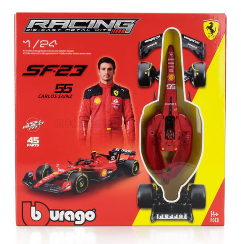 FERRARI | F1  SF-23 TEAM SCUDERIA FERRARI N 55 SEASON 2023 CARLOS SAINZ | RED BLACK
