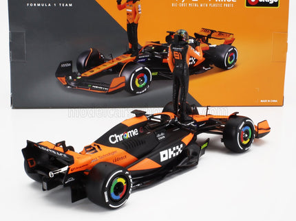 McLAREN | F1  MCL38 TEAM MCLAREN N 81 SEASON 2024 OSCAR PIASTRI - WITH PILOT | ORANGE BLACK
