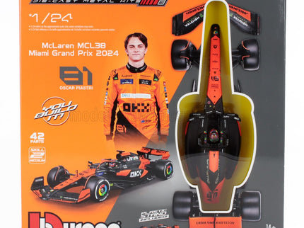 McLAREN | F1  MCL38 TEAM MCLAREN N 81 SEASON 2024 OSCAR PIASTRI | ORANGE BLACK
