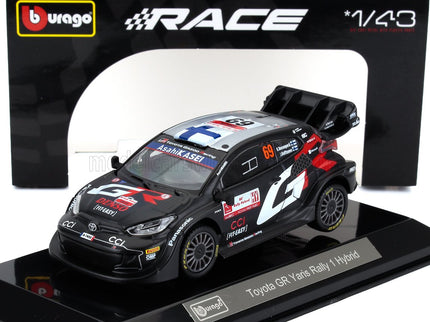 TOYOTA | YARIS GR RALLY1 HYBRID TEAM TOYOTA GAZOO RACING WRT N 69 RALLY 2024 KALLE ROVANPERA - JONNE HALTTUNEN | BLACK