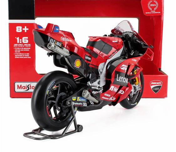 DUCATI | DESMOSEDICI GP24 TEAM LENOVO N 23 MOTOGP SEASON 2024 ENEA BASTIANINI | RED