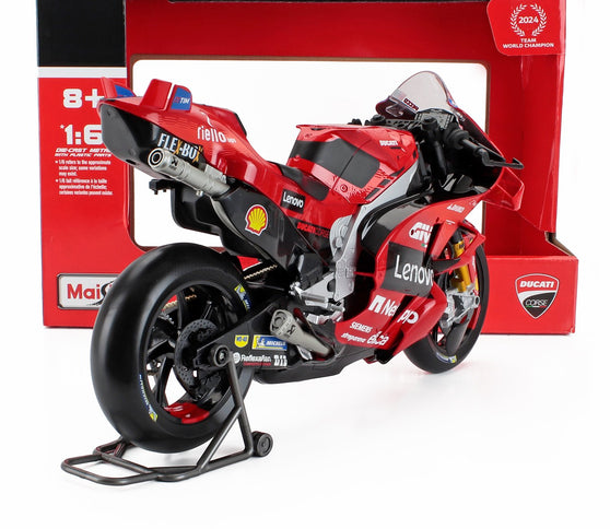 DUCATI | DESMOSEDICI GP24 TEAM LENOVO N 1 MOTOGP SEASON 2024 FRANCESCO BAGNAIA | RED