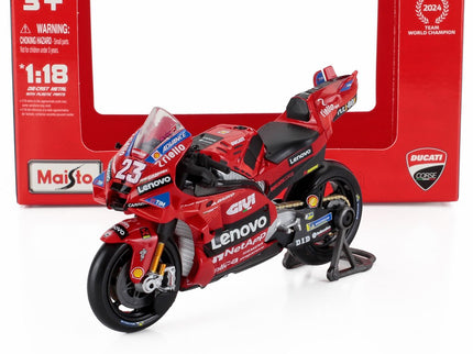 DUCATI | DESMOSEDICI GP24 TEAM LENOVO N 23 MOTOGP SEASON 2024 ENEA BASTIANINI | RED
