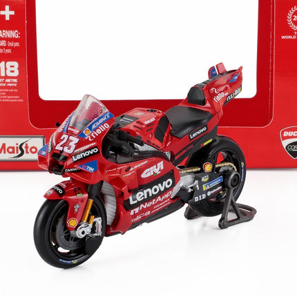 DUCATI | DESMOSEDICI GP24 TEAM LENOVO N 23 MOTOGP SEASON 2024 ENEA BASTIANINI | RED