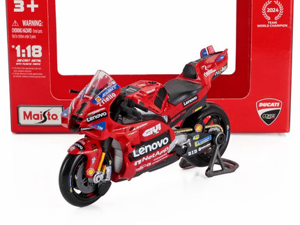 DUCATI | DESMOSEDICI GP24 TEAM LENOVO N 1 MOTOGP SEASON 2024 FRANCESCO BAGNAIA | RED