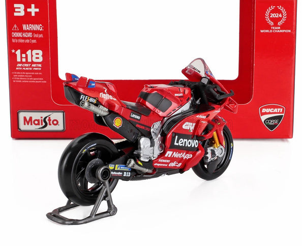 DUCATI | DESMOSEDICI GP24 TEAM LENOVO N 1 MOTOGP SEASON 2024 FRANCESCO BAGNAIA | RED