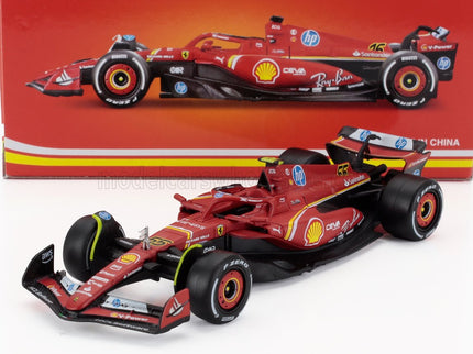 FERRARI | F1  SF-24 TEAM SCUDERIA FERRARI N 55 4th ITALY MONZA GP 2024 CARLOS SAINZ | RED WHITE BLACK