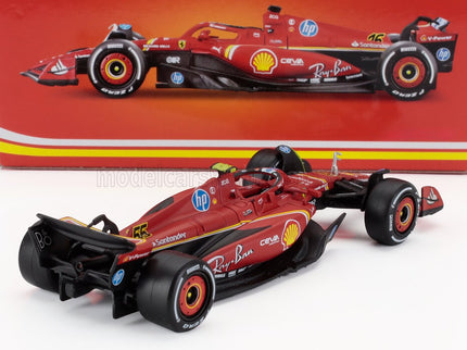 FERRARI | F1  SF-24 TEAM SCUDERIA FERRARI N 55 4th ITALY MONZA GP 2024 CARLOS SAINZ | RED WHITE BLACK