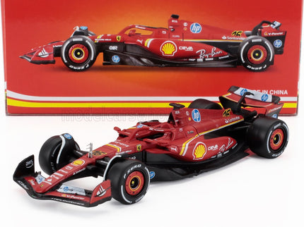 FERRARI | F1  SF-24 TEAM SCUDERIA FERRARI N 16 WINNER ITALY MONZA GP 2024 CHARLES LECLERC | RED WHITE BLACK
