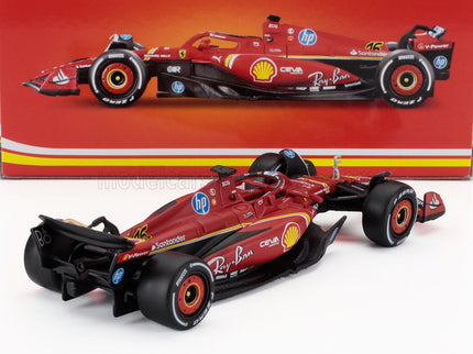 FERRARI | F1  SF-24 TEAM SCUDERIA FERRARI N 16 WINNER ITALY MONZA GP 2024 CHARLES LECLERC | RED WHITE BLACK