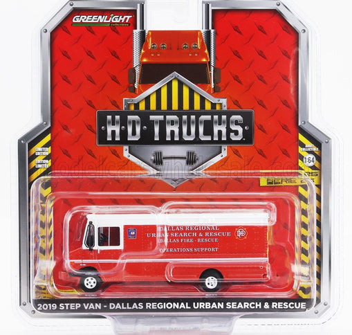 TRUCK | STEP VAN DALLAS REGIONAL URBAN FIRE ENGINE SEARCH & RESCUE 2019 | RED WHITE