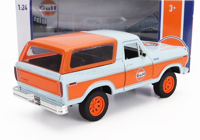 FORD USA | BRONCO GULF 1978 | LIGHT BLUE ORANGE