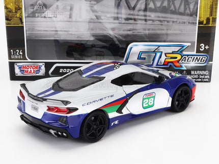 CHEVROLET | CORVETTE C8 N 28 RACING 2020 | WHITE BLUE