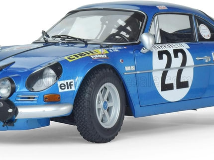 RENAULT | MODEL-KIT - ALPINE A110 1600S N 22 4th RALLY MONTECARLO 1971 JEAN CLAUDE ANDRUET - MICHEL VIAL | BLUE MET