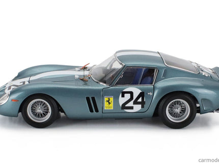 Ferrari 250 GTO Coupe N°24 12h Sebring 1962 Philip Hill - Olivier Gendebien 1:18 Kyosho modrá