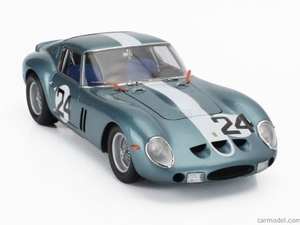 Ferrari 250 GTO Coupe N°24 12h Sebring 1962 Philip Hill - Olivier Gendebien 1:18 Kyosho modrá