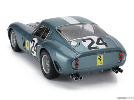 Ferrari 250 GTO Coupe N°24 12h Sebring 1962 Philip Hill - Olivier Gendebien 1:18 Kyosho modrá