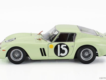 Ferrari 250 GTO RHD N°15 Víťaz Tourist Trophy Goodwood International 1962 Innes Ireland 1:18 Kyosho svetlozelená