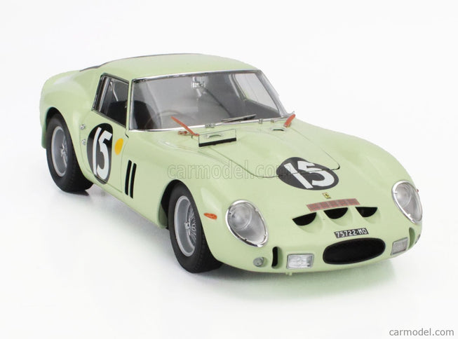 Ferrari 250 GTO RHD N°15 Víťaz Tourist Trophy Goodwood International 1962 Innes Ireland 1:18 Kyosho svetlozelená