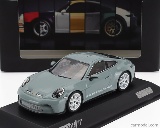 Porsche 911 992 S/T Coupe 2024 1:43 Spark Model svetlozelená metalická