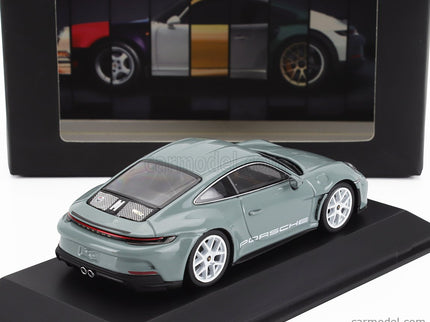 Porsche 911 992 S/T Coupe 2024 1:43 Spark Model svetlozelená metalická