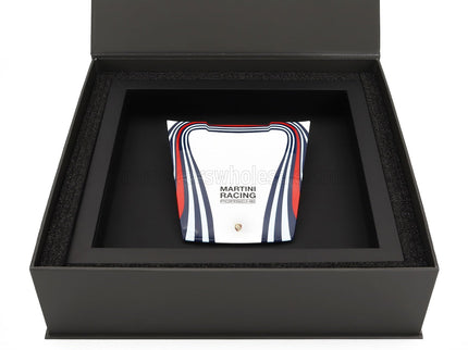 ACCESSORIES | MINI HOOD PORSCHE 911 MARTINI RACING LIVERY | WHITE LIGHT BLUE RED