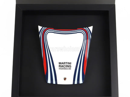 ACCESSORIES | MINI HOOD PORSCHE 911 MARTINI RACING LIVERY | WHITE LIGHT BLUE RED