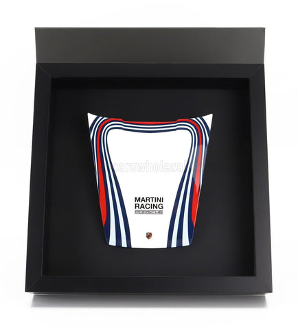 ACCESSORIES | MINI HOOD PORSCHE 911 MARTINI RACING LIVERY | WHITE LIGHT BLUE RED