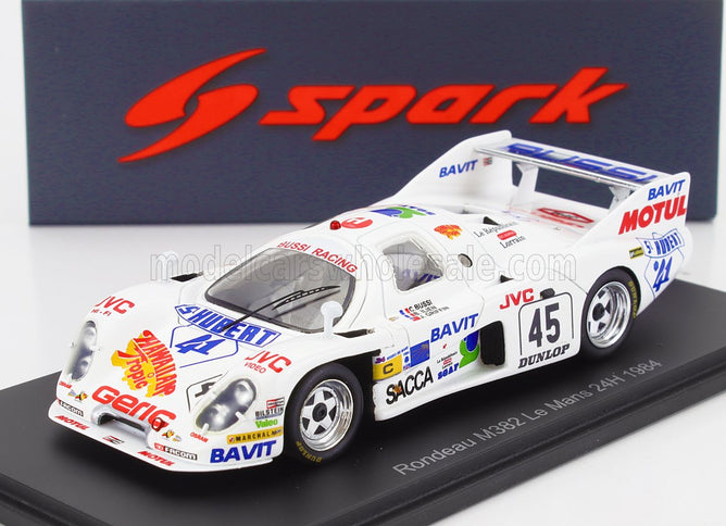 RONDEAU | M382 N 45 24h  LE MANS 1984 CHRISTIAN BUSSI - BRUNO ILIEN - JACK GRIFFIN | WHITE