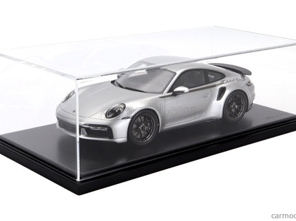 Porsche 911 992 Turbo Coupe 2024 - 50th Anniversary 911 Turbo 1:18 Spark Model strieborná