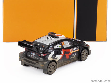 Toyota Yaris GR RALLY1 Team Toyota Gazoo Racing Wrt N°18 (with Snorkel) 2. Miesto Rally Safari Kenya 2024 Takamoto Katsuta - Aaron Johnston 1:43 IXO Models čierna biela červená