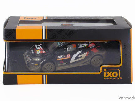 Toyota Yaris GR RALLY1 Team Toyota Gazoo Racing Wrt N°18 (with Snorkel) 2. Miesto Rally Safari Kenya 2024 Takamoto Katsuta - Aaron Johnston 1:43 IXO Models čierna biela červená