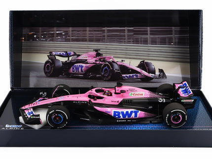 ALPINE | F1  A523 TEAM BWT ALPINE N 31 BAHRAIN GP 2023 ESTEBAN OCON | PINK BLUE BLACK