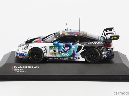 Porsche 911 992 GT3 R Team Kus Bernhard N°75 DTM Sezóna 2023 Laurin Heinrich 1:43 IXO Models biela čierna