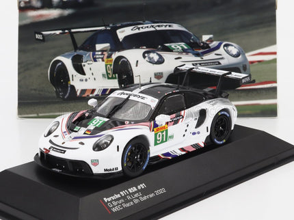 PORSCHE | 911 RSR-19 GOODBYE TEAM PORSCHE GT N 91 LAST RACE WEC 8h BAHRAIN 2022 GIANMARIA BRUNI - RICHARD LIETZ | WHITE BLACK
