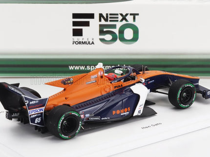 DALLARA | SF23 HR-417-E TEAM PONOS NAKAJIMA RACING M-TEC N 65 SUPER FORMULA SEASON 2024 REN SATO | ORANGE WHITE BLUE
