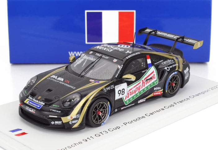 PORSCHE | 911 992 GT3 CUP N 98 FRANCE CHAMPION PORSCHE CARRERA CUP 2023 DORIAN BOCCOLACCI | BLACK