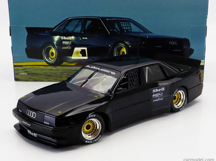 Audi 200 Quattro Team Audi Sport N°0 Testovací Voz Trans-AM 1987 Hans Joachim Stuck - Walter Rohrl - Hurley Haywood 1:18 Werk83 matná čierna